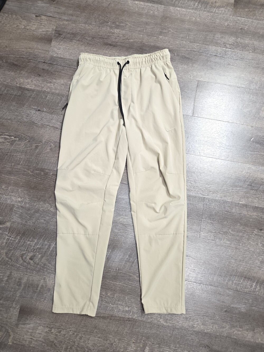 Men's Lightweight Beige Jogger Pants - Comfortable Casual Fit